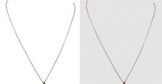 Before and after eyewear editing